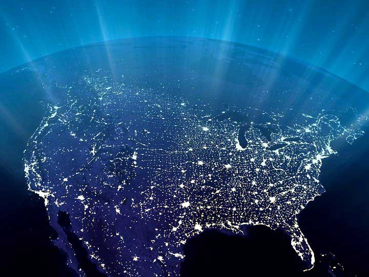 地理空間傳輸電氣圖